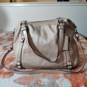 Coach leather shoulder bag, purse, handbag, hobo bag,